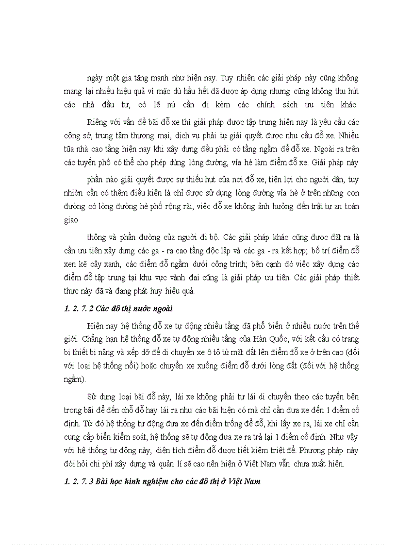 image for page Giải pháp cho vấn đề giao thông tĩnh trên địa bàn quận hà đông, thành phố hà nội