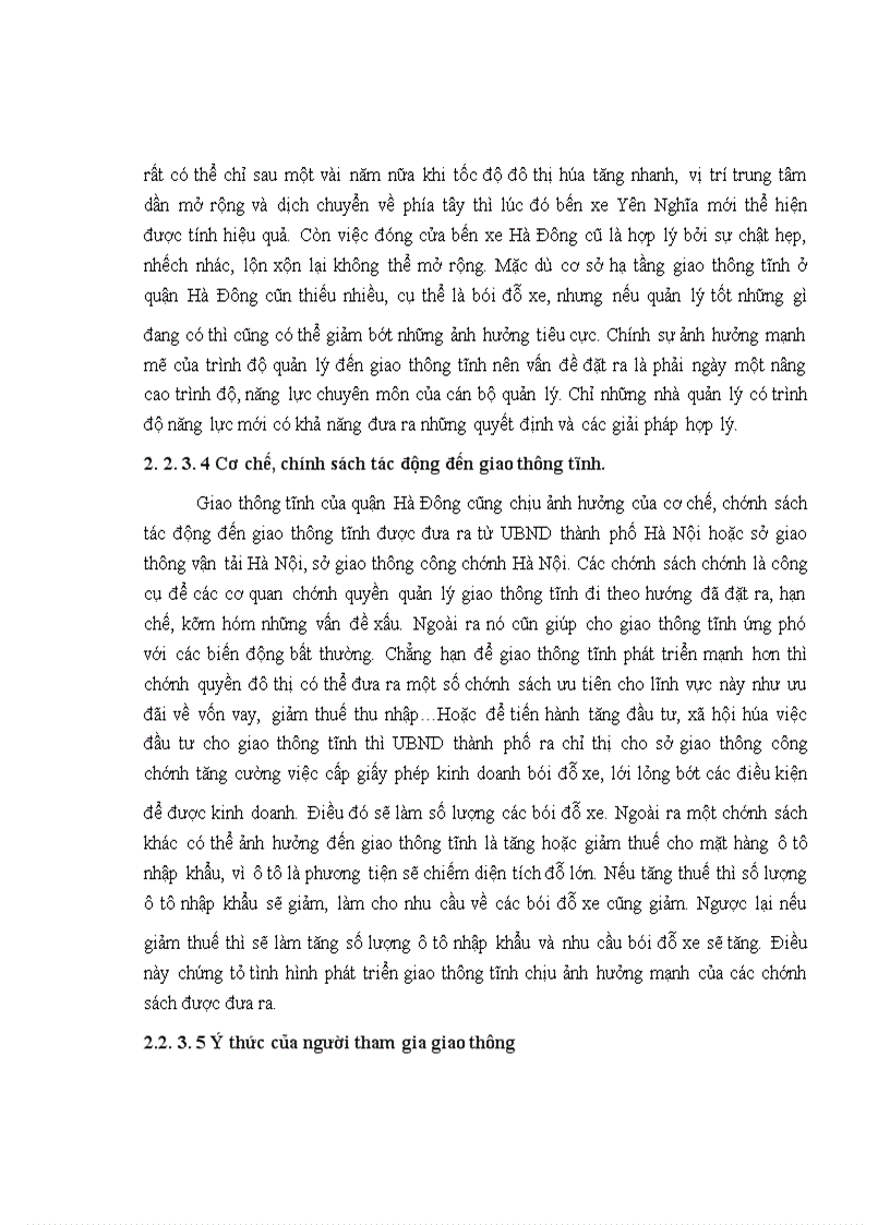 image for page Giải pháp cho vấn đề giao thông tĩnh trên địa bàn quận hà đông, thành phố hà nội