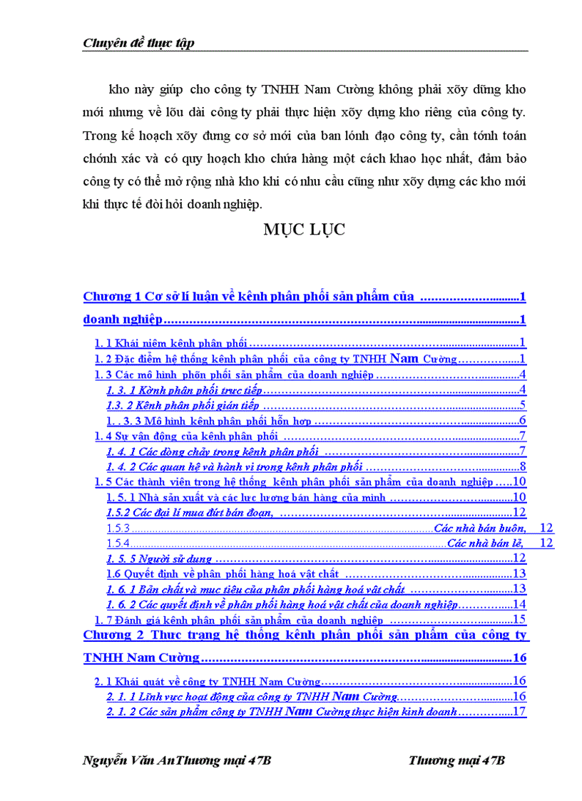 image for page Hoàn thiện hệ thống kênh phân phối sản phẩm của công ty TNHH Nam Cường