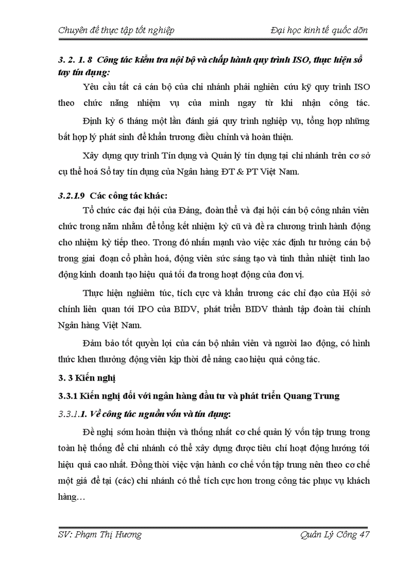 image for page Quản lý hoạt động tín dụng đối với DNVVN tại NHĐT&PT Việt Nam chi nhánh Quang Trung Hà Nội