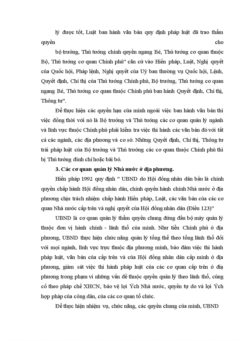 image for page Đặc điểm địa vị pháp lý của các cơ quan trong bộ máy hành chính nhà nước