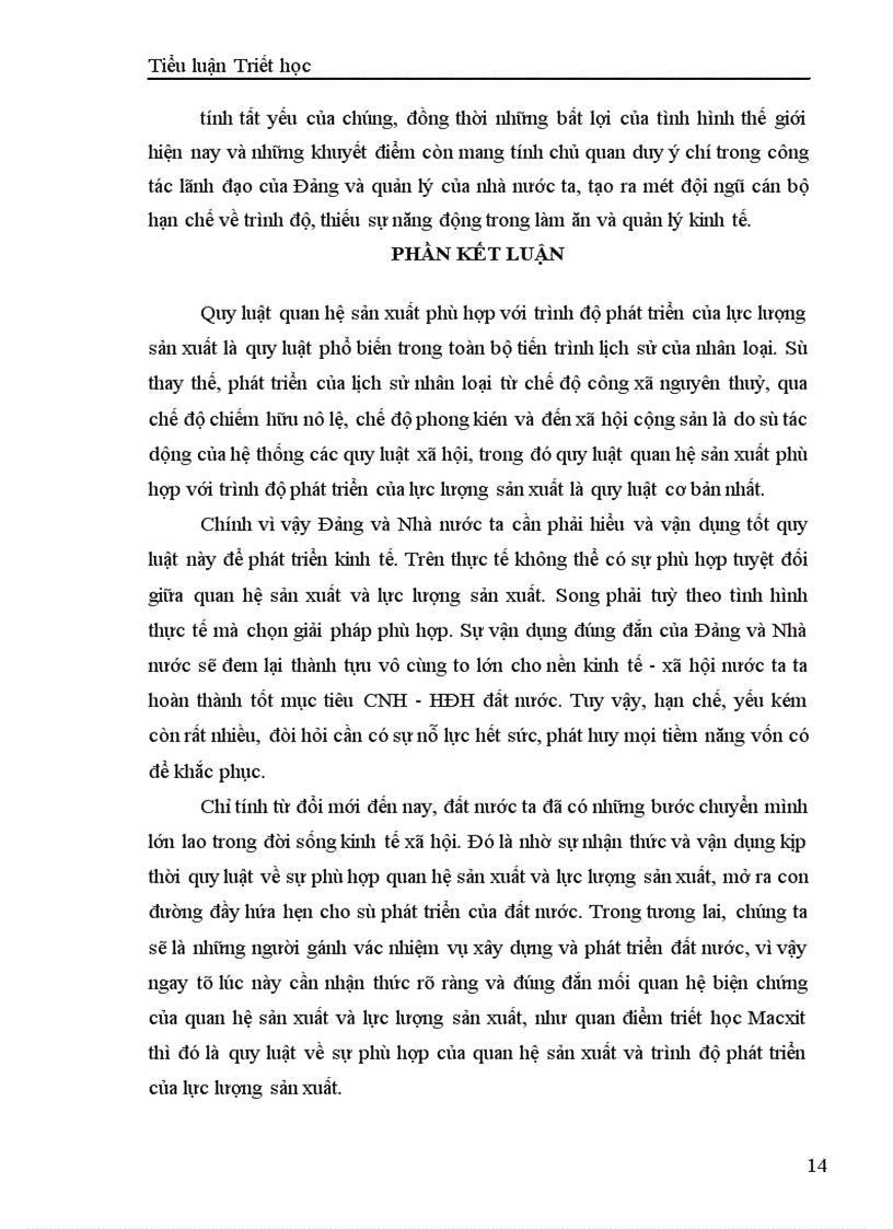 image for page Vận dụng quan điểm triết học Mác xít về quy luật quan hệ sản xuất phải phù hợp với trình độ lực lượng sản xuất để phát triển những thành tựu, hạn chế trong phát triển kinh tế x• hội của Việt Nam trong giai đoạn từ đổi mới đến nay