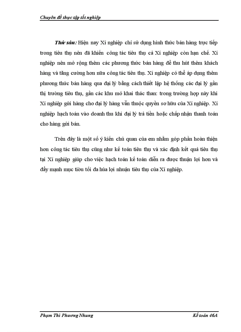 image for page Hoàn thiện kế toán tiêu thụ và xác định kết quả tiêu thụ hàng hóa tại Chi nhánh Công ty đầu tư thương mại và dịch vụ - TKV – Xí nghiệp vật tư và vận tải