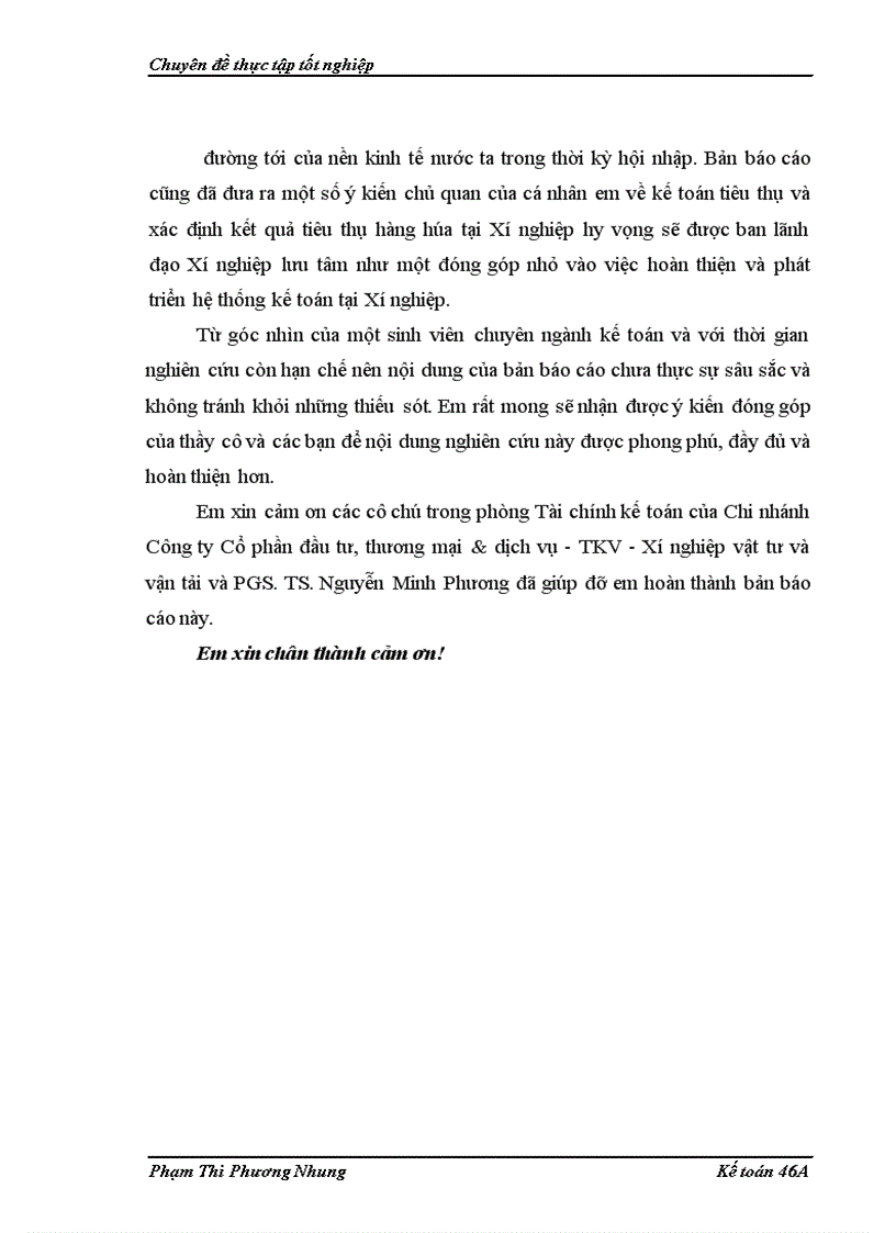 image for page Hoàn thiện kế toán tiêu thụ và xác định kết quả tiêu thụ hàng hóa tại Chi nhánh Công ty đầu tư thương mại và dịch vụ - TKV – Xí nghiệp vật tư và vận tải