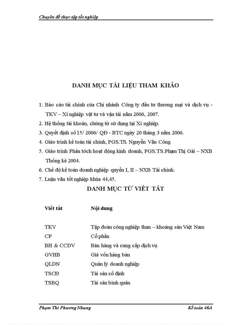 image for page Hoàn thiện kế toán tiêu thụ và xác định kết quả tiêu thụ hàng hóa tại Chi nhánh Công ty đầu tư thương mại và dịch vụ - TKV – Xí nghiệp vật tư và vận tải