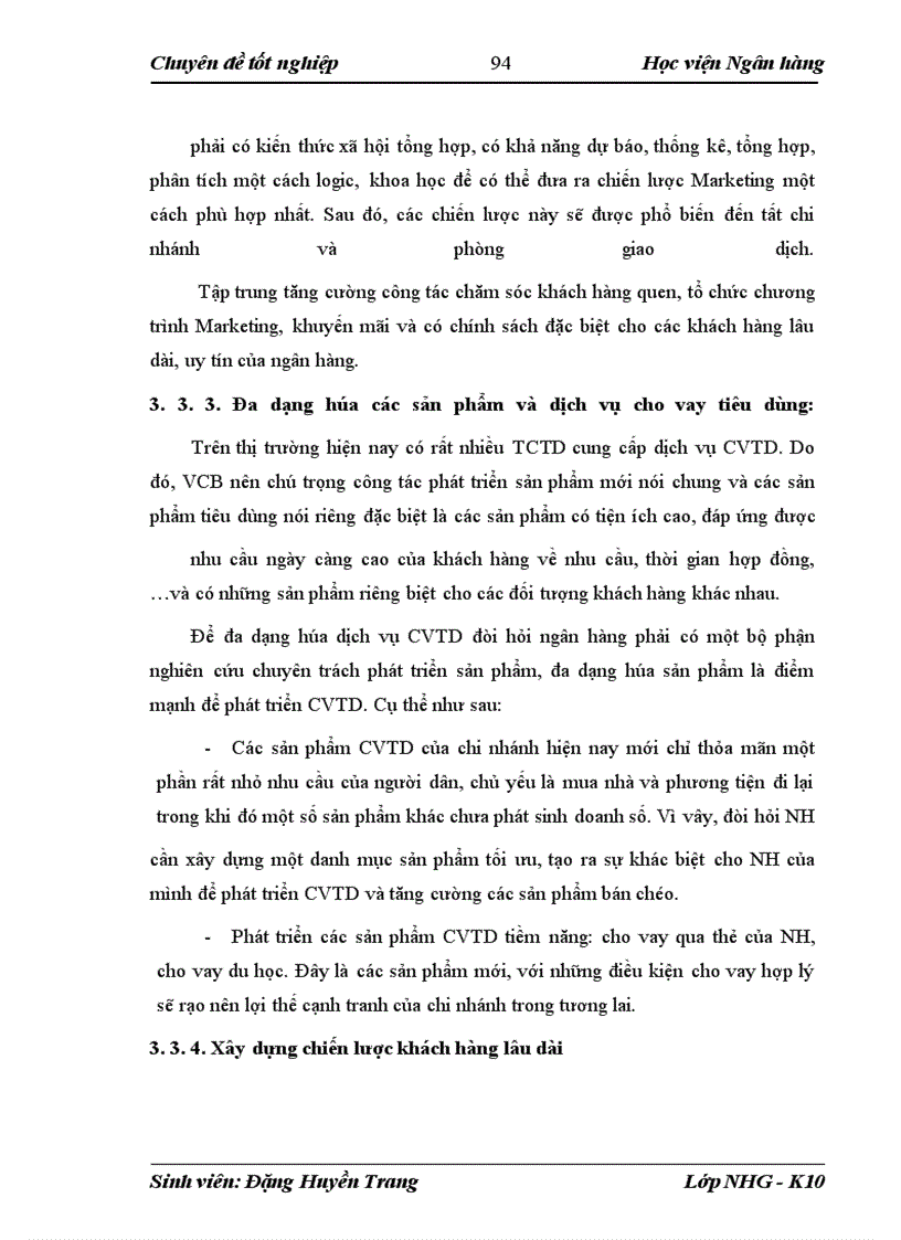 image for page Giải pháp mở rộng cho vay tiêu dùng tại chi nhánh ngân hàng Ngoại thương Tân Bình