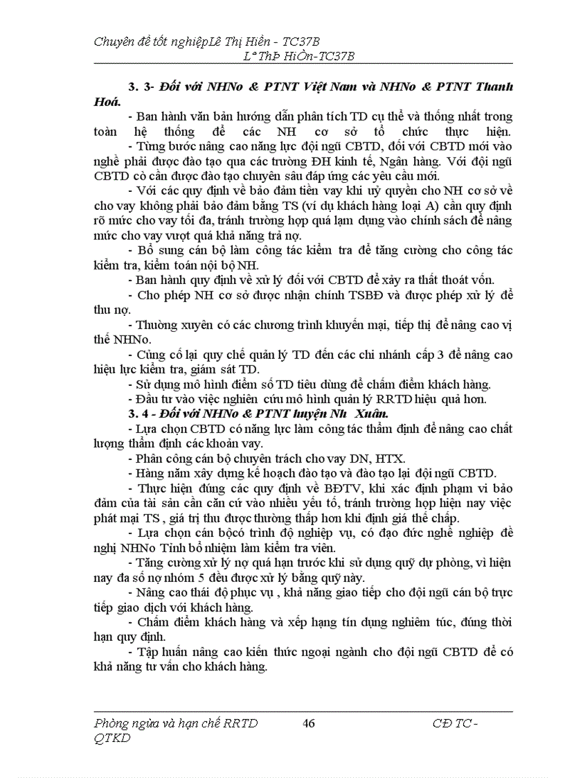 image for page Giải pháp phòng ngừa và hạn chế rủi ro tín dụng tại NHNo&PTNT Huyện Như Xuân Tỉnh Thanh Hoá