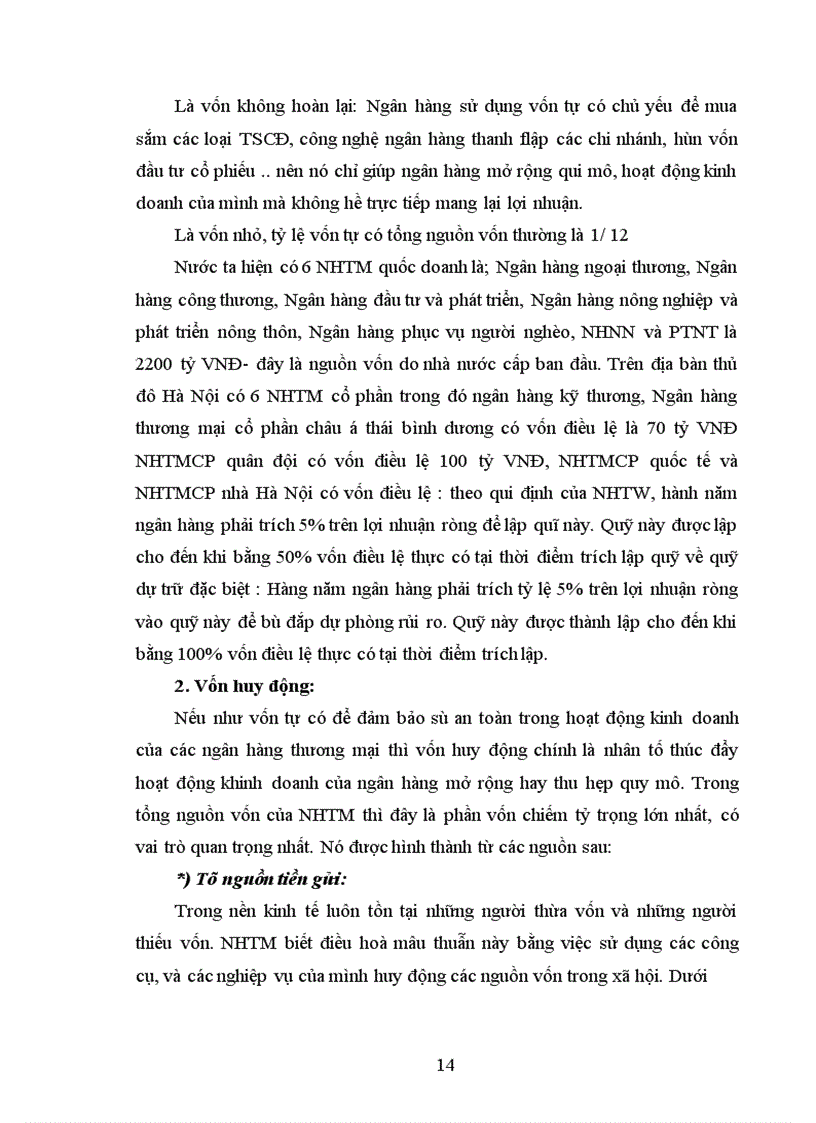 image for page Nghiệp vụ huy động vốn của Ngân hàng Thương mạ