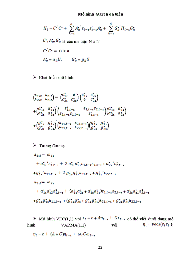 image for page Mô hình garch đa biến và ứng dụng trong phân tích rủi ro cổ phiếu ngành ngân hàng trên sàn hose