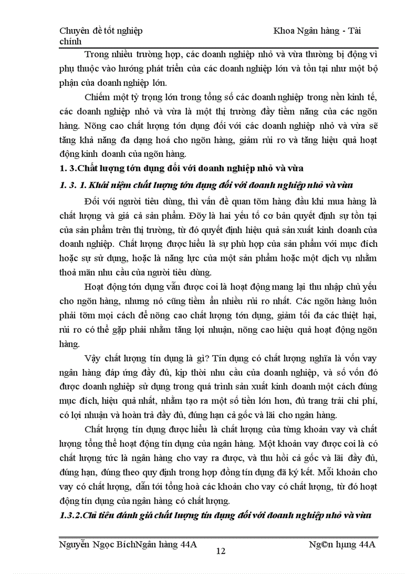 image for page Giải pháp nâng cao chất lượng tín dụng đối với doanh nghiệp nhỏ và vừa tại Sở giao dịch Ngân hàng Nông nghiệp và phát triển nông thôn Việt Nam