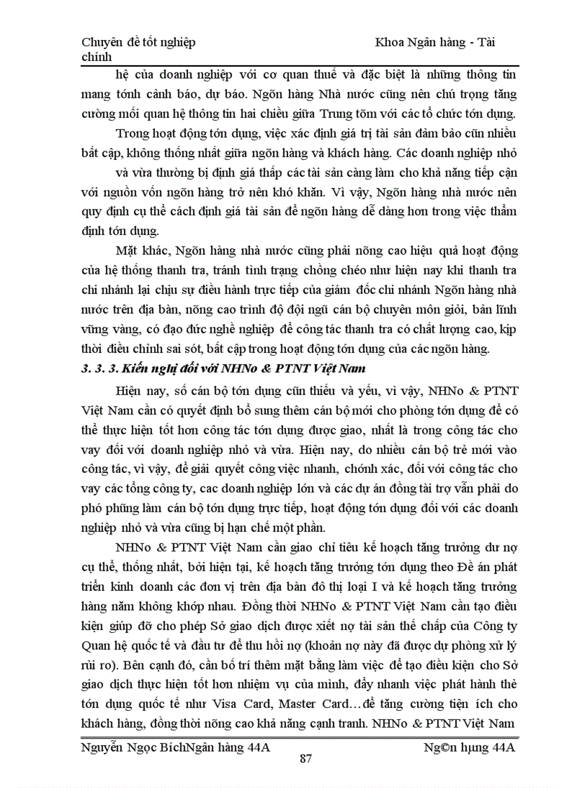 image for page Giải pháp nâng cao chất lượng tín dụng đối với doanh nghiệp nhỏ và vừa tại Sở giao dịch Ngân hàng Nông nghiệp và phát triển nông thôn Việt Nam