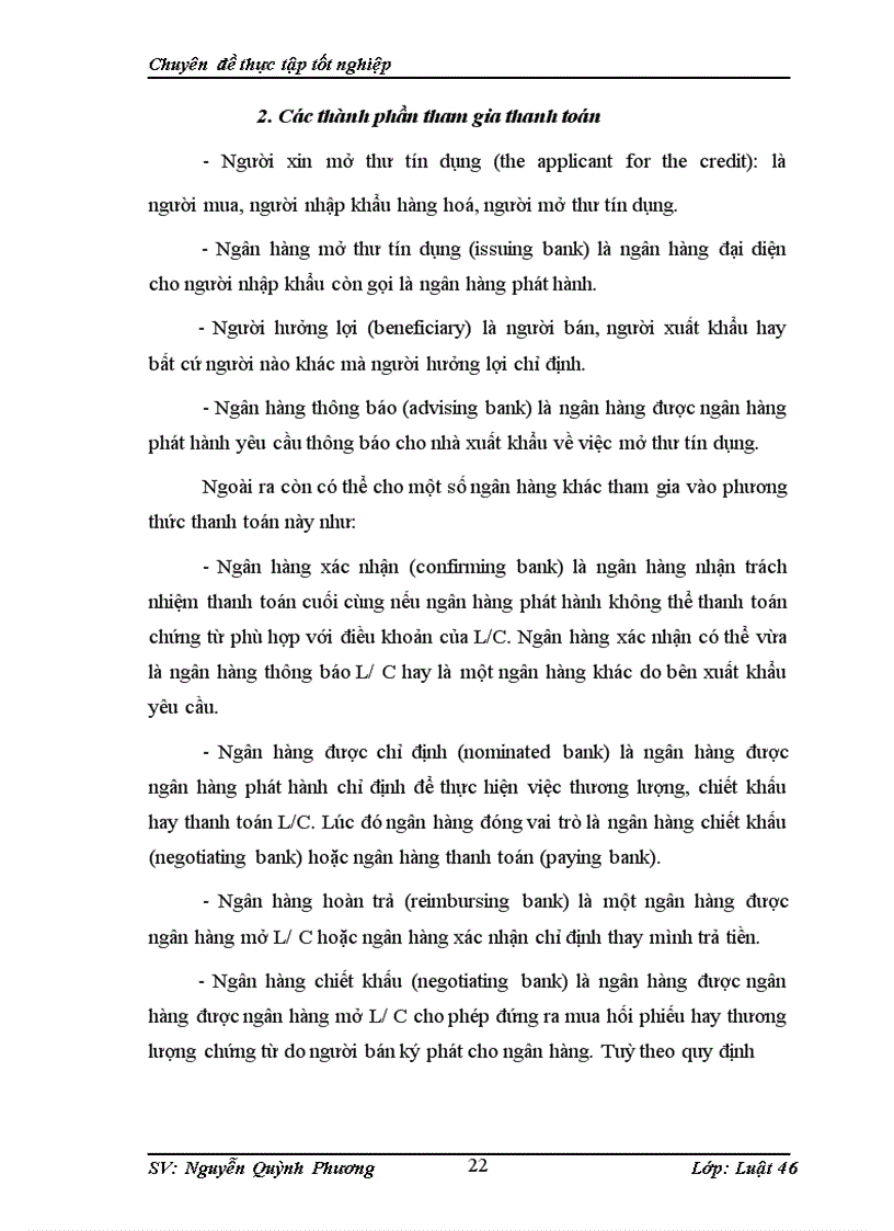 image for page Thực tiễn áp dụng các quy định trong thanh toán quốc tế theo phương thức tín dụng chứng từ tại Agribank Hà Nội