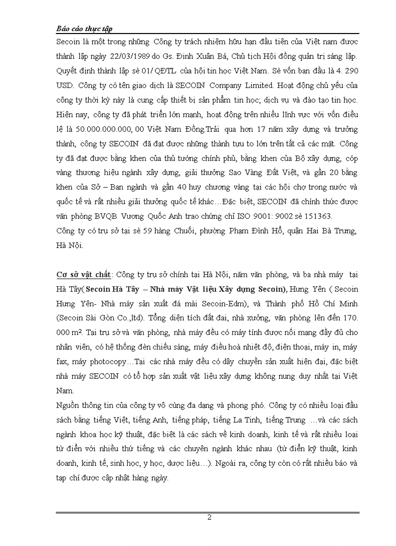 image for page Công ty dịch vụ thương mại và đầu tư Secoin