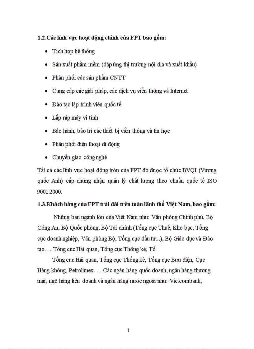 image for page Báo cáo tổng hợp tại tập đoàn FPT và công ty truyền thông FPT