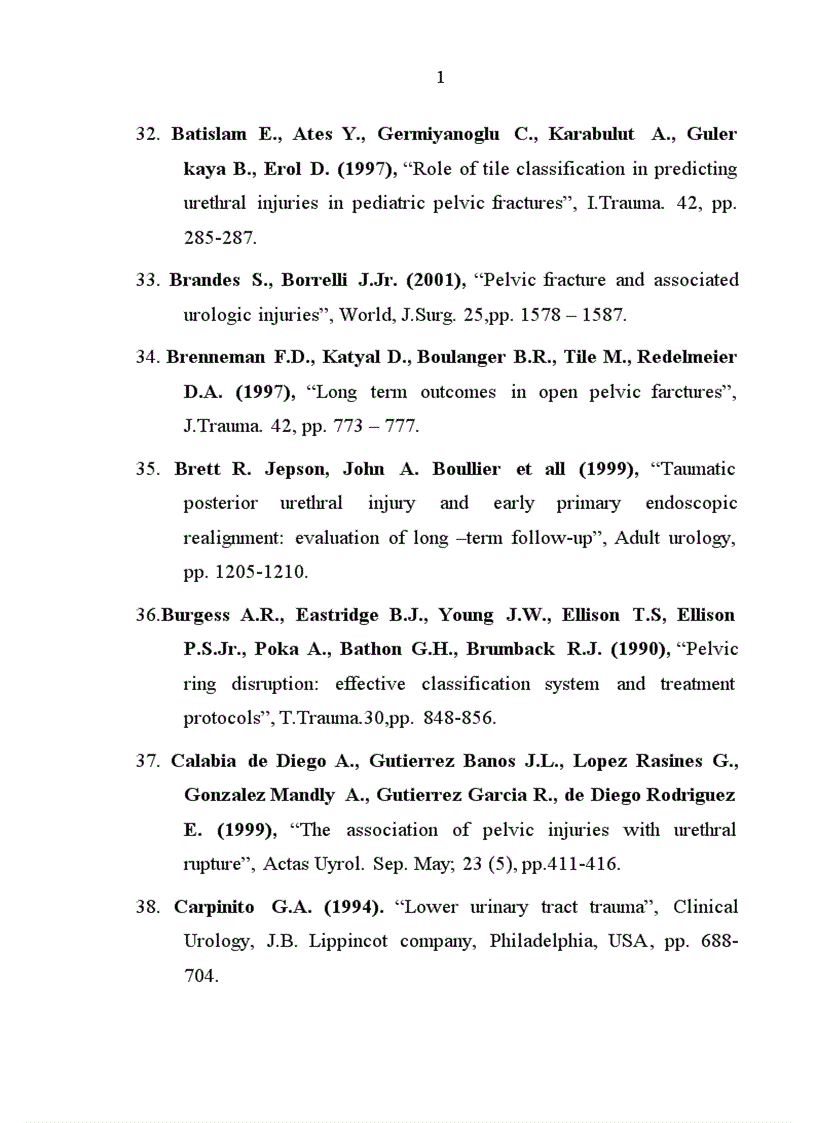 image for page Nghiên cứu kết quả điều trị chấn thương đứt niệu đạo sau do vỡ xương chậu trong tai nạn giao thông