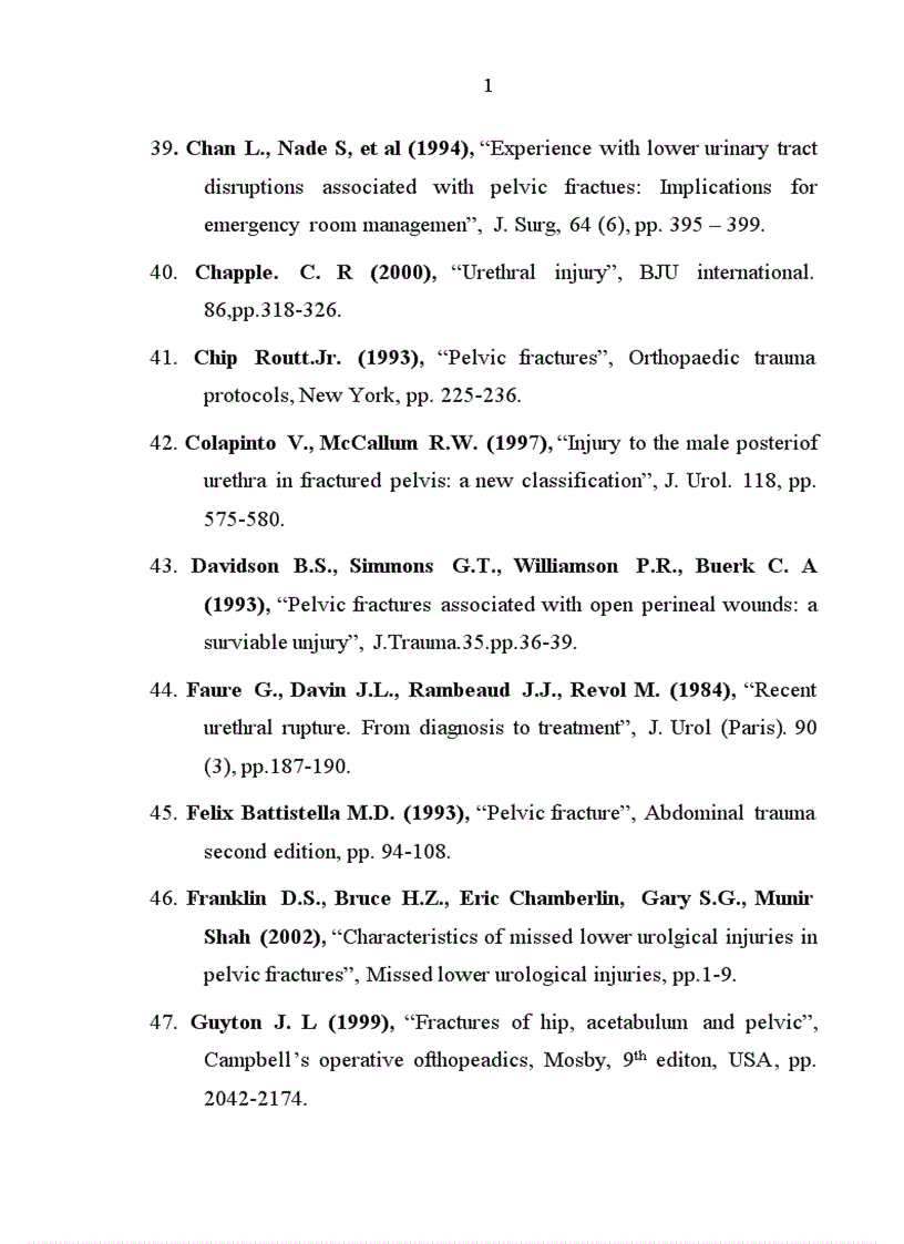 image for page Nghiên cứu kết quả điều trị chấn thương đứt niệu đạo sau do vỡ xương chậu trong tai nạn giao thông
