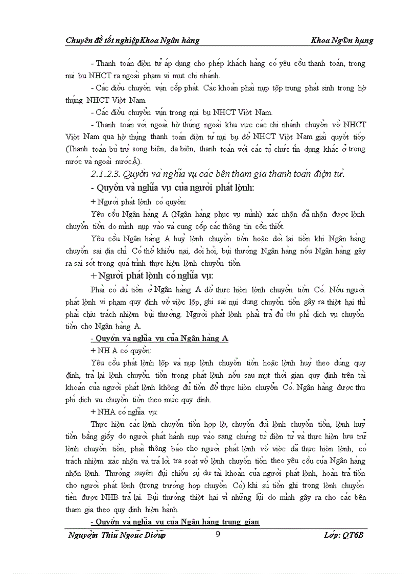 image for page Một số giải pháp nhằm hoàn thiện và phát triển công tác thanh toán điện tử tại Ngân hàng Công thương Đống Đa