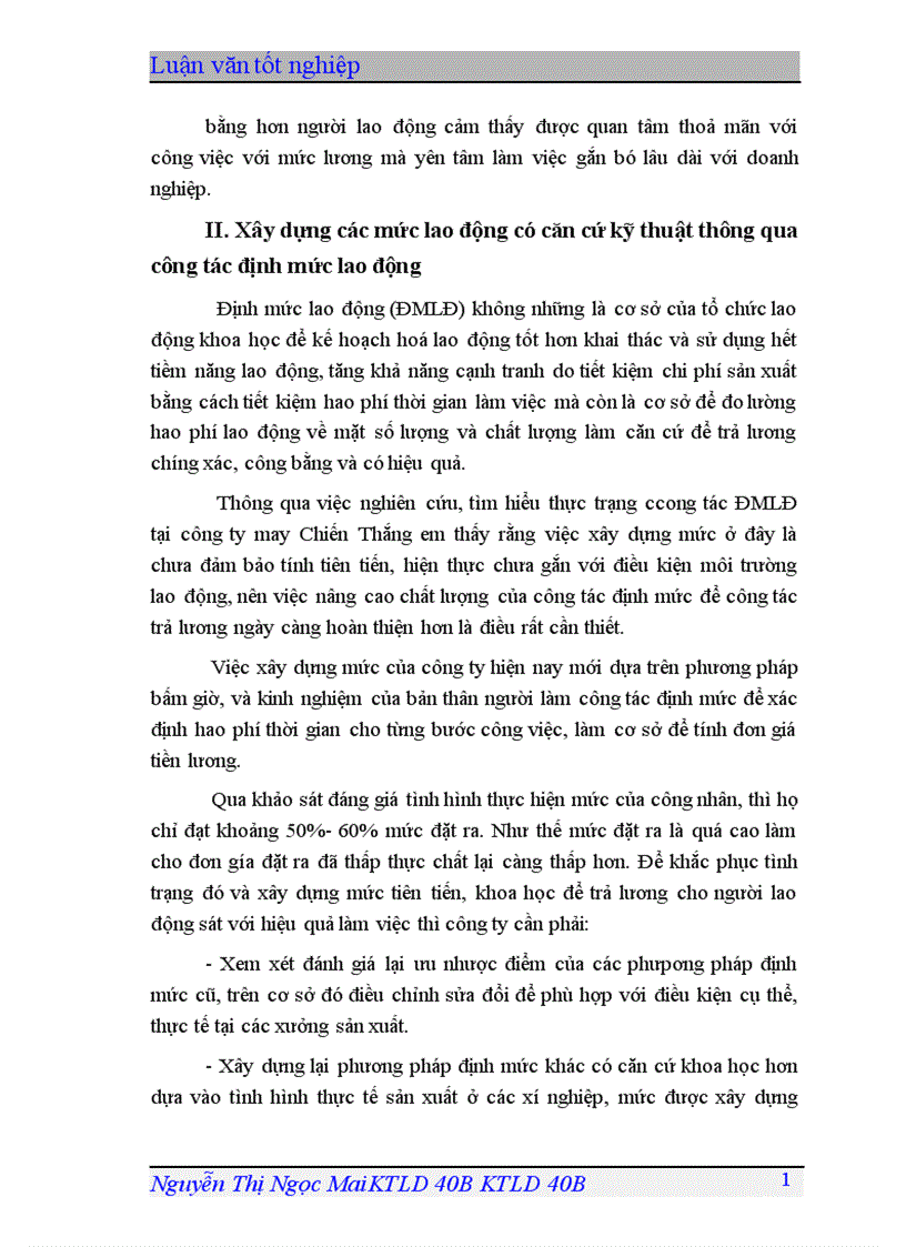 image for page Một số giải pháp hoàn thiện các hình thức trả lương, trả thưởng ở Công ty May Chiến Thắng.