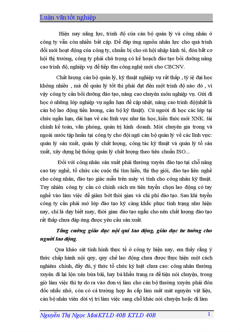 image for page Một số giải pháp hoàn thiện các hình thức trả lương, trả thưởng ở Công ty May Chiến Thắng.
