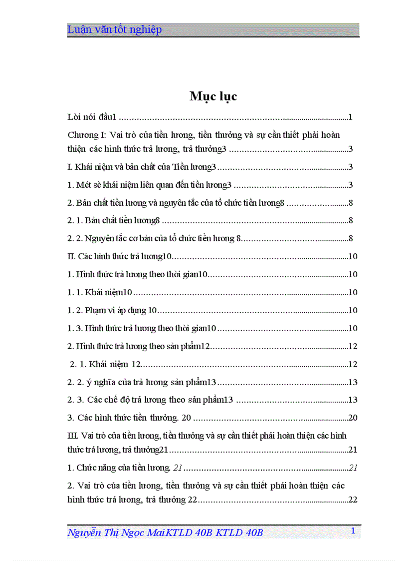 image for page Một số giải pháp hoàn thiện các hình thức trả lương, trả thưởng ở Công ty May Chiến Thắng.