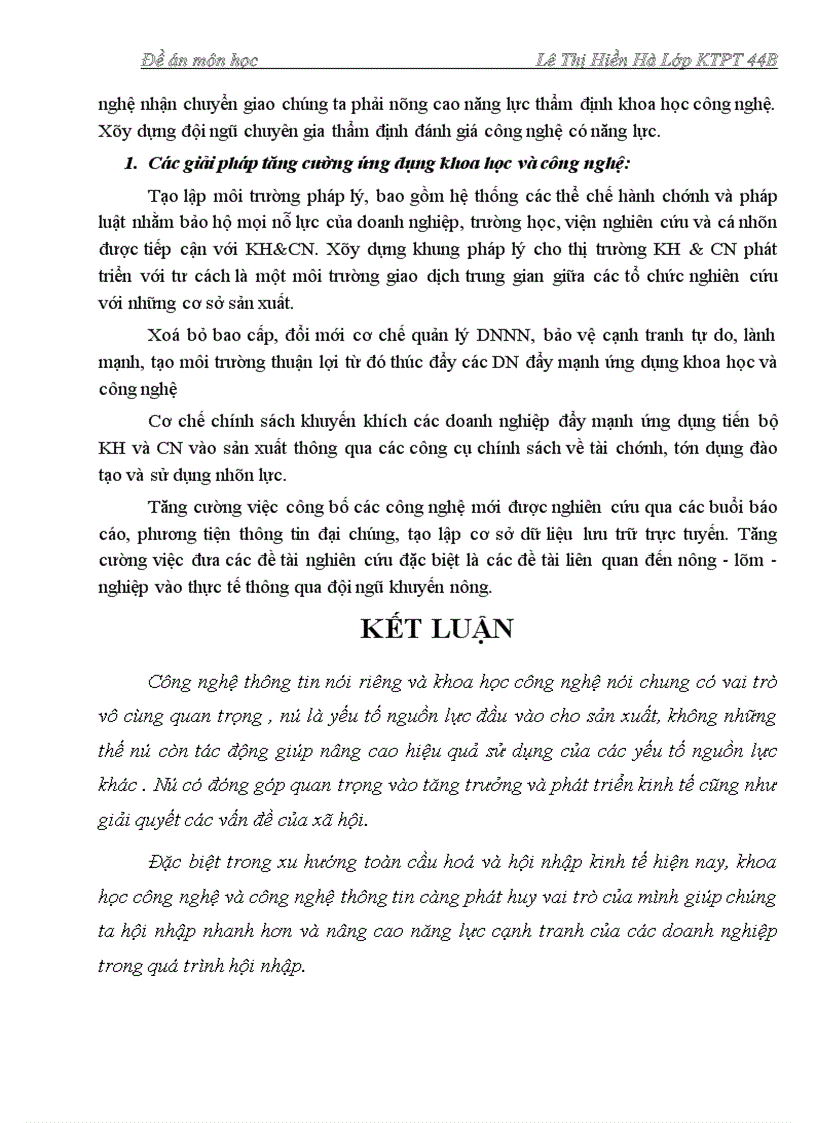 image for page Vai trò của Khoa học và công nghệ đối với phát triển kinh tế ở Việt Nam