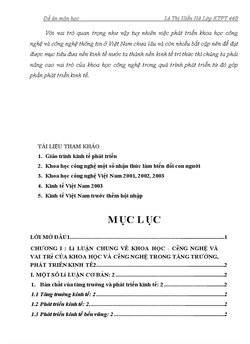 image for page Vai trò của Khoa học và công nghệ đối với phát triển kinh tế ở Việt Nam