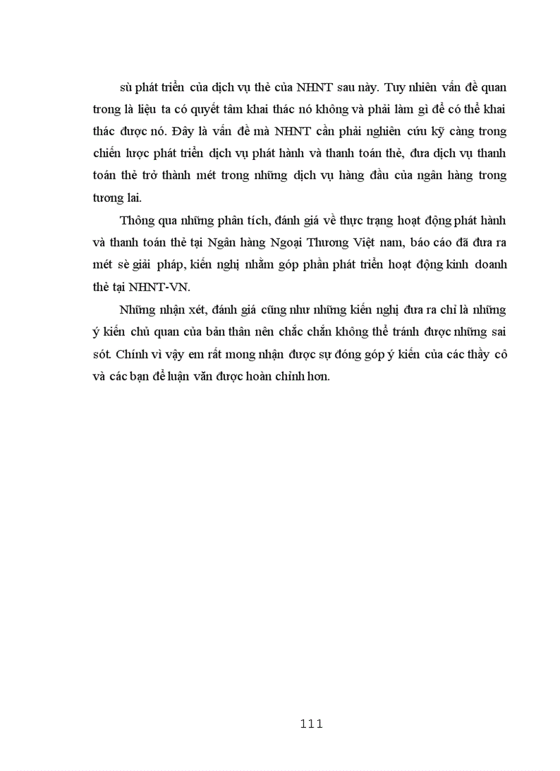 image for page Giải pháp phát triển thanh toán thẻ tại Ngân Hàng Ngoại Thương Việt Nam