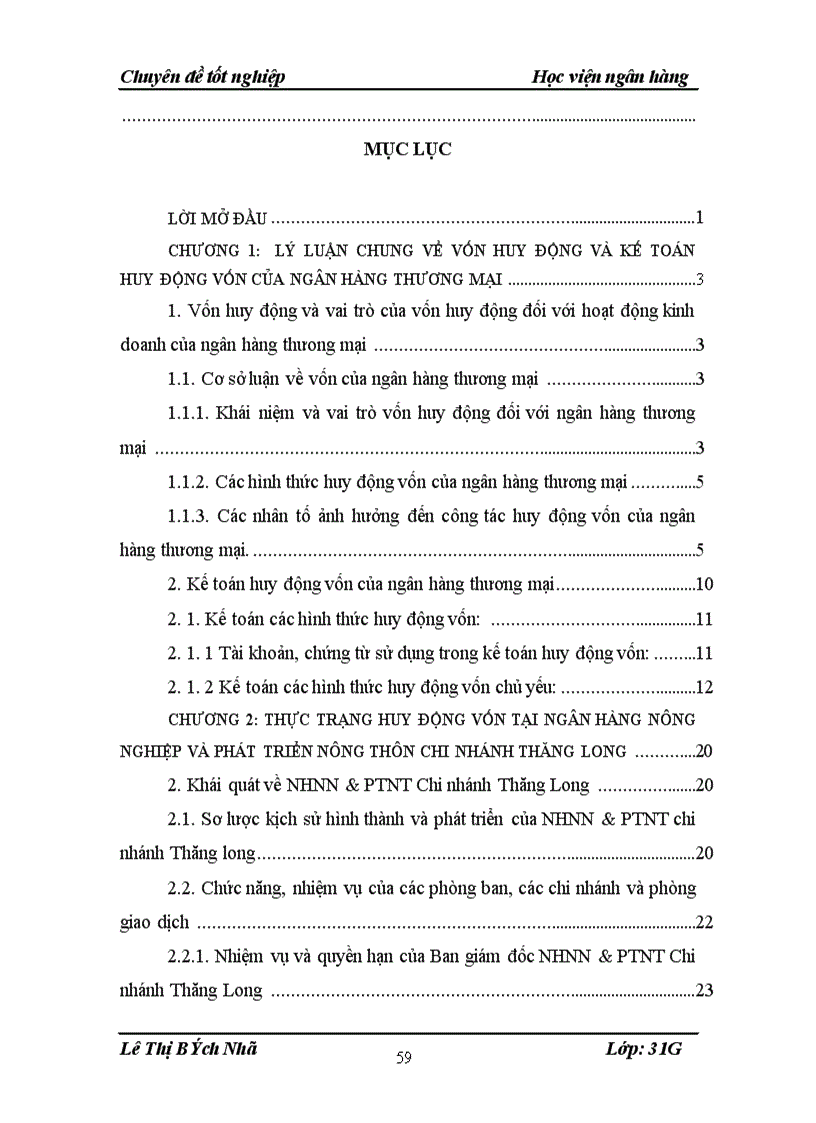 image for page Giải pháp nâng cao hiệu quả nghiệp vụ huy động vốn và kế toán huy động vốn tại ngân hàng nông nghiệp và phát triển Thăng Long
