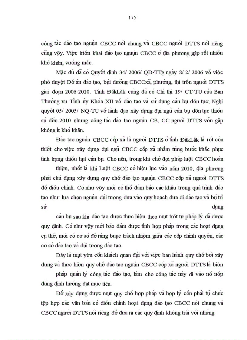 image for page Đào tạo nguồn cán bộ, công chức cấp xã là người dân tộc thiểu số ở tỉnh DăkLăk