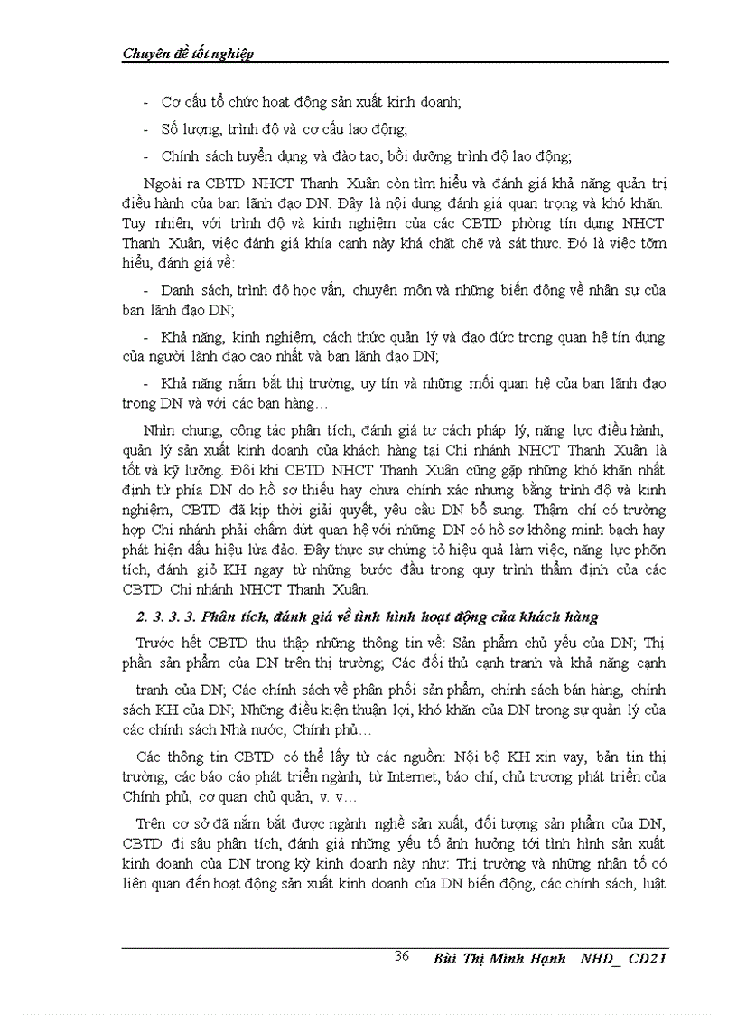 image for page Giải pháp hoàn thiện công tác phân tích, đánh giá khách hàng trong hoạt động tín dụng doanh nghiệp tại Chi nhánh Ngân hàng Công thương Thanh Xuân
