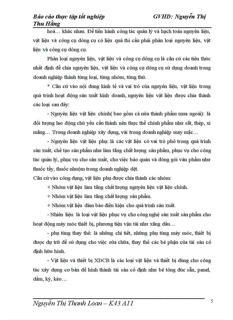 image for page Kế toán nguyên liệu, vật liệu và công cụ dụng cụ tại Công ty Cổ phần đầu tư và bê tông Thịnh Liệt