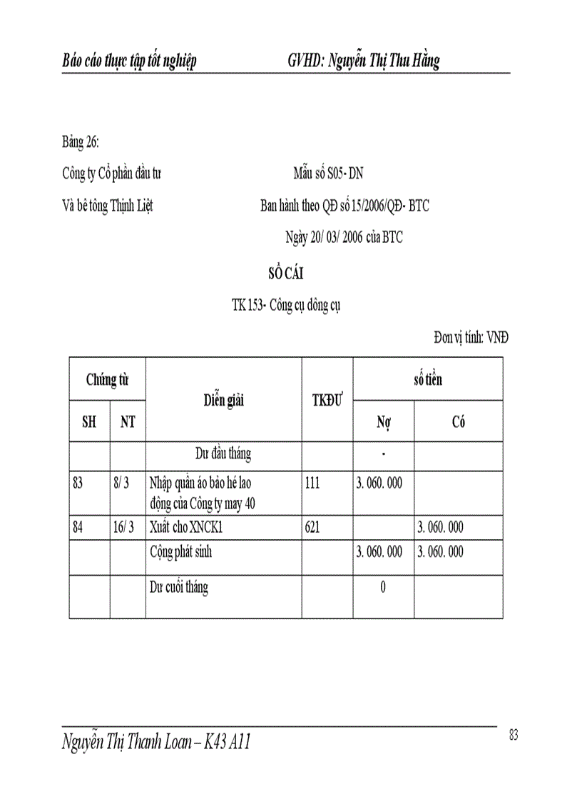 image for page Kế toán nguyên liệu, vật liệu và công cụ dụng cụ tại Công ty Cổ phần đầu tư và bê tông Thịnh Liệt