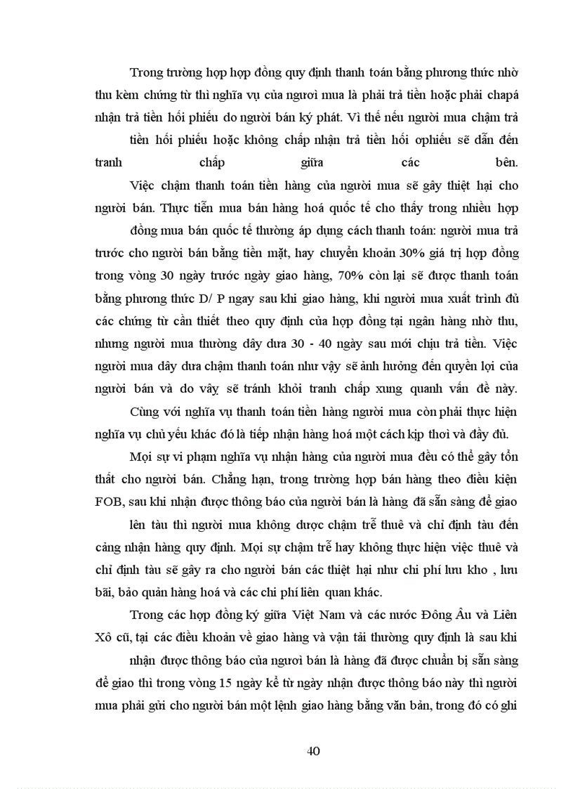 image for page Hợp đồng mua bán ngoại thương - rủi ro và tranh chấp trong việc thực hiện hợp đồng