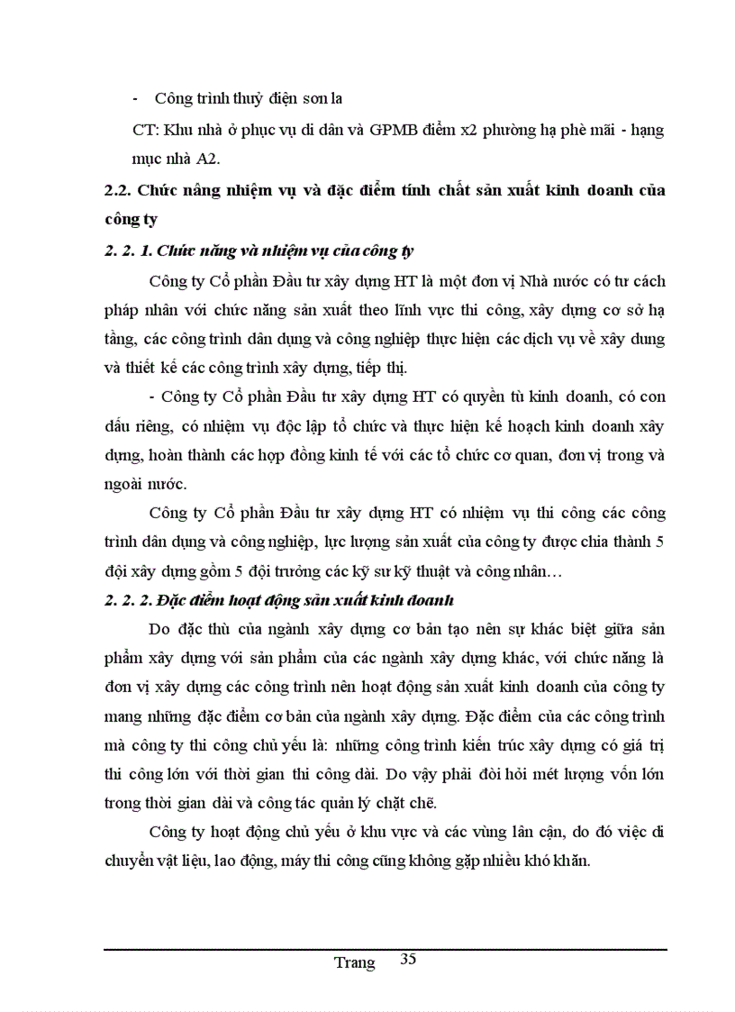 image for page Hoàn thiện kế toán tập hợp chi phí sản xuất và tính giá thành sản phẩm tại công ty Cổ phần Đầu tư xây dựng HT