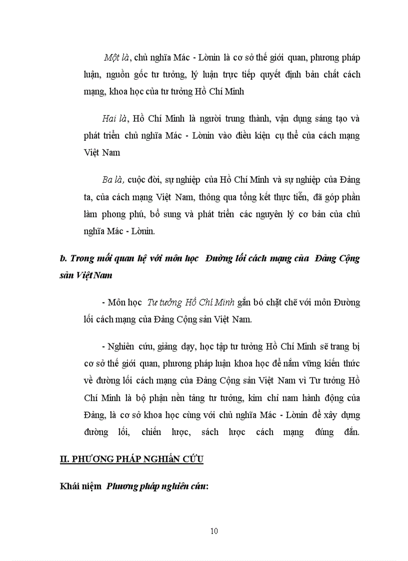 image for page Đối tượng, phương pháp nghiên cứu và ý nghĩa học tập môn tư tưởng hồ chí minh