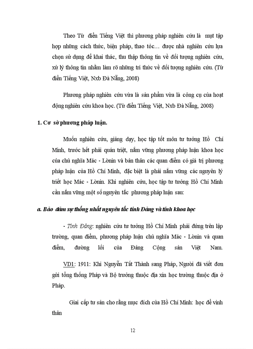 image for page Đối tượng, phương pháp nghiên cứu và ý nghĩa học tập môn tư tưởng hồ chí minh