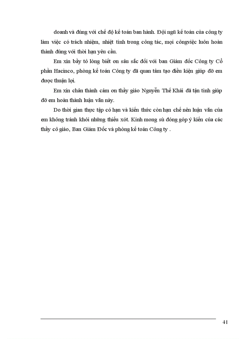 image for page Hoàn thiện công tác kế toán tiền lương và các khoản trích theo lương tại Công ty cổ phần Hacinco