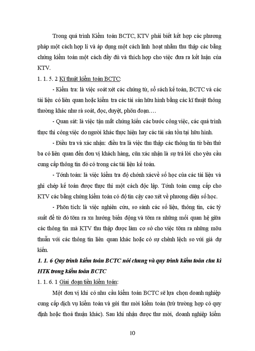 image for page Hoàn thiện quy trình kiểm toán chu kì hàng tồn kho, chi phí và giá thành sản phẩm trong kiểm toán Báo cáo tài chính tại công ty Cổ phần kiểm toán và tư vấn A&C