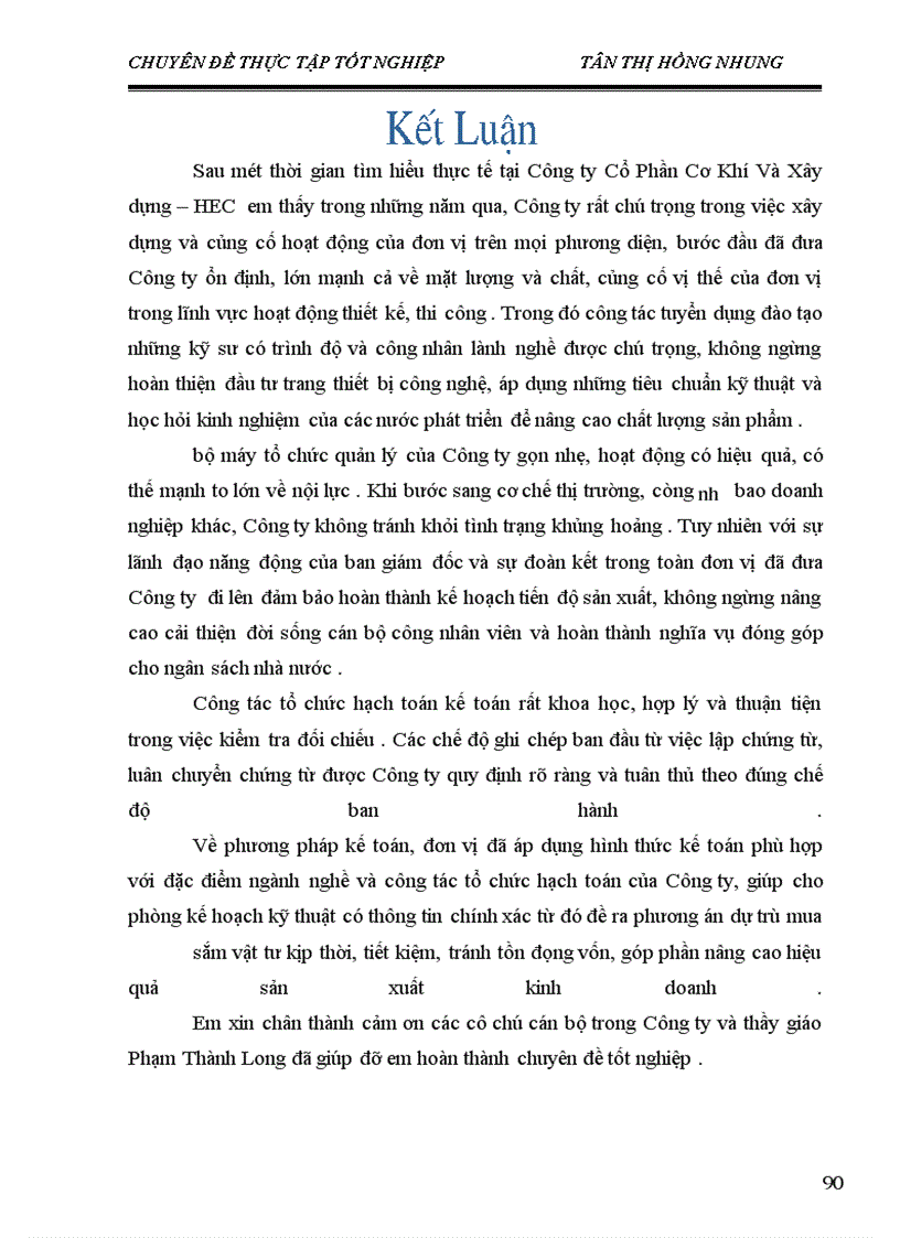 image for page Thực trạng công tác kế toán nguyên vật liệu công ty cổ phần cơ khí và xây dựng – hec