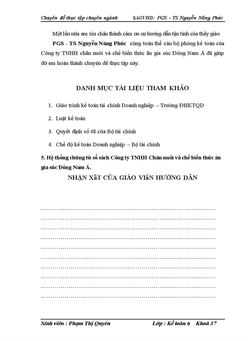 image for page Kế toán nguyên vật liệu với việc nâng cao hiệu quả sử dụng vốn lưu động trong công ty tnhh chăn nuôi và chế biến thức ăn gia súc ĐÔNG NAM Á