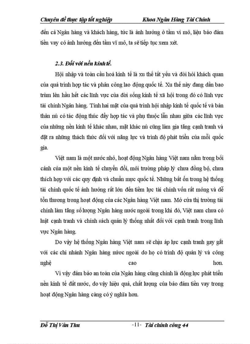 image for page Giải pháp nhằm nâng cao chất lượng hoạt động bảo đảm tiền vay tại Sở giao dịch I- Ngân hàng Đầu tư và Phát triển Việt Nam