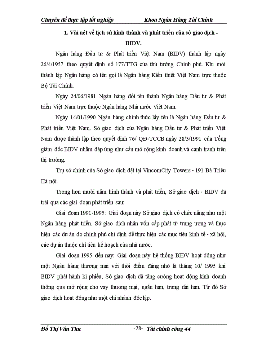 image for page Giải pháp nhằm nâng cao chất lượng hoạt động bảo đảm tiền vay tại Sở giao dịch I- Ngân hàng Đầu tư và Phát triển Việt Nam