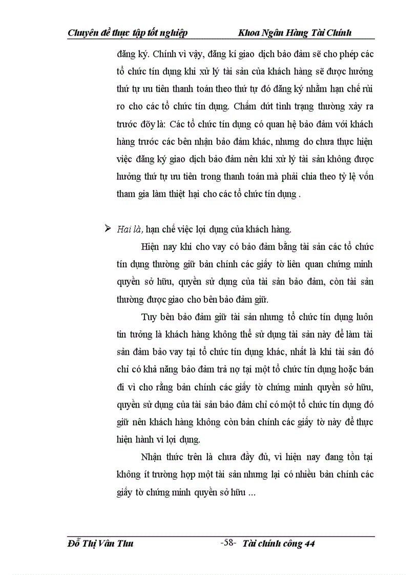 image for page Giải pháp nhằm nâng cao chất lượng hoạt động bảo đảm tiền vay tại Sở giao dịch I- Ngân hàng Đầu tư và Phát triển Việt Nam