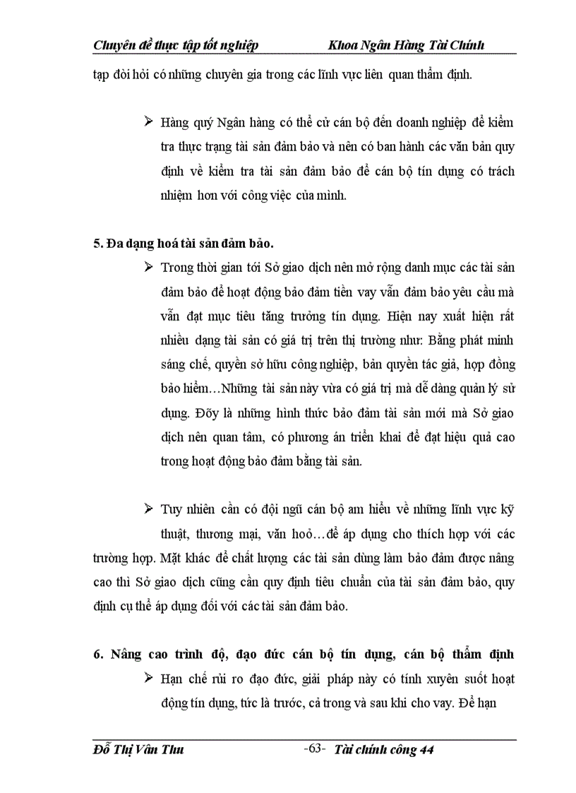 image for page Giải pháp nhằm nâng cao chất lượng hoạt động bảo đảm tiền vay tại Sở giao dịch I- Ngân hàng Đầu tư và Phát triển Việt Nam
