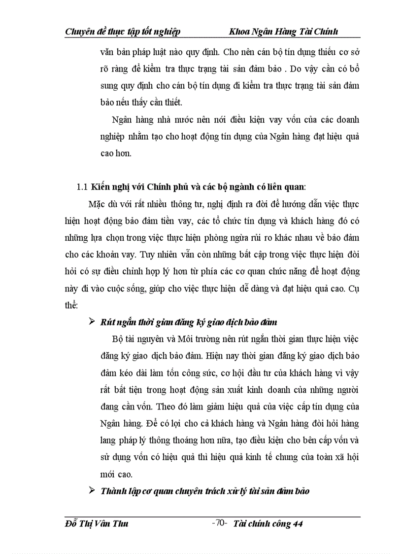 image for page Giải pháp nhằm nâng cao chất lượng hoạt động bảo đảm tiền vay tại Sở giao dịch I- Ngân hàng Đầu tư và Phát triển Việt Nam