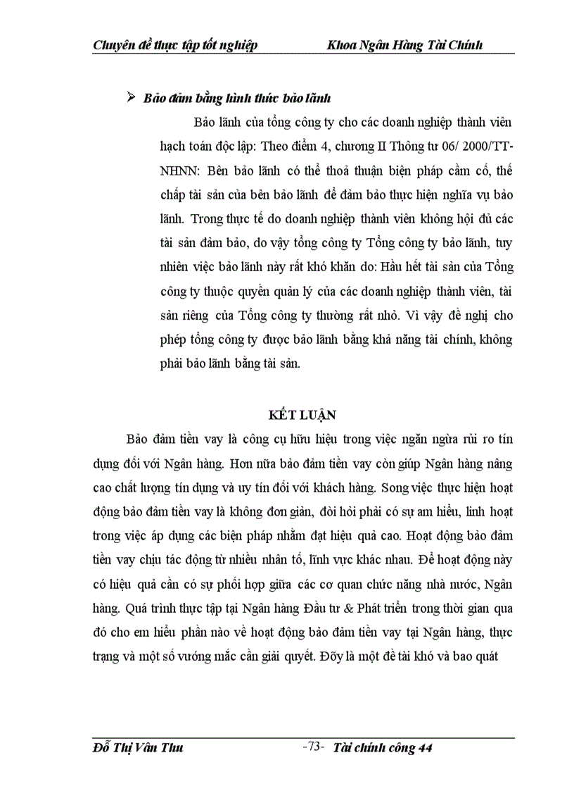 image for page Giải pháp nhằm nâng cao chất lượng hoạt động bảo đảm tiền vay tại Sở giao dịch I- Ngân hàng Đầu tư và Phát triển Việt Nam