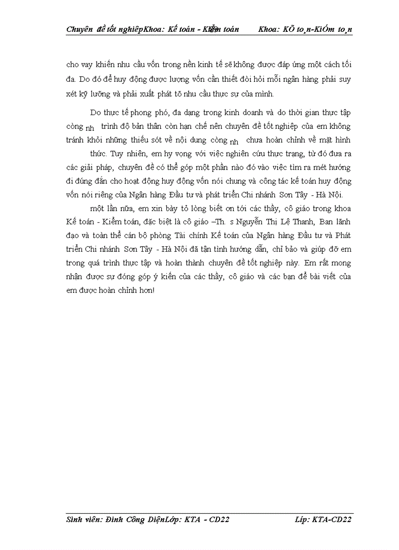 image for page Kế toán nghiệp vụ huy động vốn và giải pháp hoàn thiện kế toán nghiệp vụ huy động vốn tại Ngân hàng đầu tư & Phát triển Chi nhánh Sơn Tây-Hà Nội