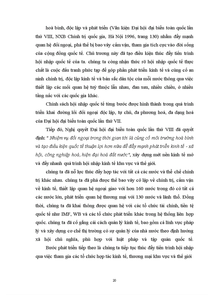 image for page Toàn cầu hoá và hội nhập kinh tế: xu thế, thời cơ và thách thức