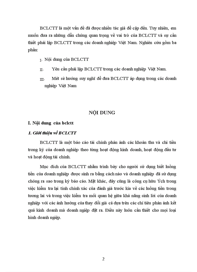 image for page Ýnghĩa và vai trò của báo cáo lưu chuyển tiền tệ trong các doanh nghiệp việt nam