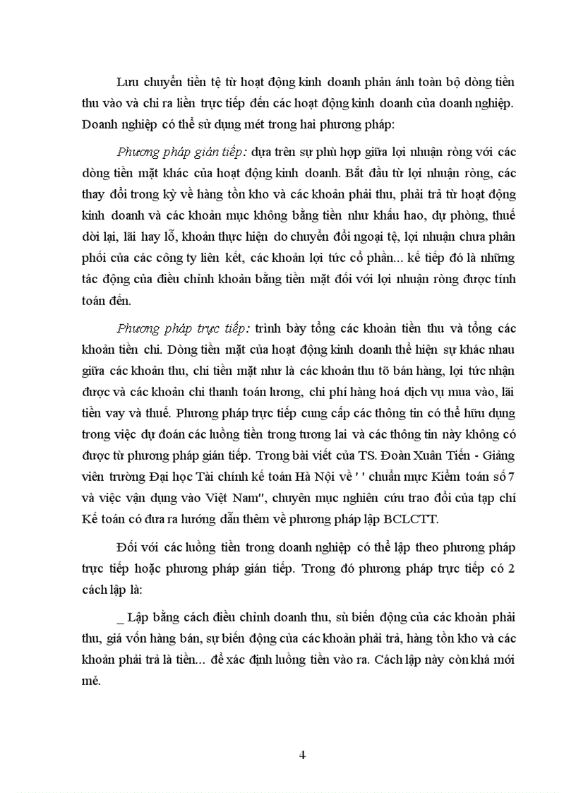 image for page Ýnghĩa và vai trò của báo cáo lưu chuyển tiền tệ trong các doanh nghiệp việt nam